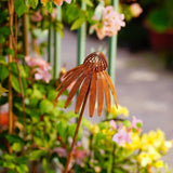 Maxbell Coneflower Stake Sturdy Iron Echinacea Yard Stake for Landscape Yard Outside