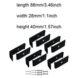 Maxbell 5 Set Fence Grid Clips for Attaching to Walls or Posts Landscaping Enclosure