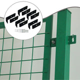 Maxbell 5 Set Fence Grid Clips for Attaching to Walls or Posts Landscaping Enclosure