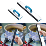 Maxbell Sandpaper Holder Aluminum Alloy Manual Grinding Tool for Corner Wood Drywall 25cm