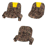 Maxbell Lawnmower Seat Cover Comfortable Lawn Cushion Cover for Yard Garden Backyard Yellow w Side Pocket