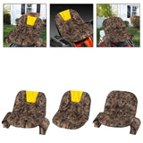 Maxbell Lawnmower Seat Cover Comfortable Lawn Cushion Cover for Yard Garden Backyard Yellow w Side Pocket
