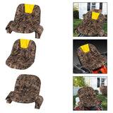Maxbell Lawnmower Seat Cover Comfortable Lawn Cushion Cover for Yard Garden Backyard Yellow w Side Pocket