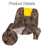 Maxbell Lawnmower Seat Cover Comfortable Lawn Cushion Cover for Yard Garden Backyard Yellow w Side Pocket