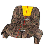 Maxbell Lawnmower Seat Cover Comfortable Lawn Cushion Cover for Yard Garden Backyard Yellow w Side Pocket