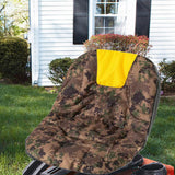 Maxbell Lawnmower Seat Cover Comfortable Lawn Cushion Cover for Yard Garden Backyard Yellow n Side Pocket