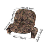 Maxbell Lawnmower Seat Cover Comfortable Lawn Cushion Cover for Yard Garden Backyard with Side Pocket