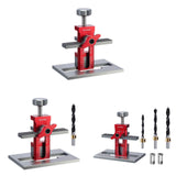 Maxbell Cabinet Door Mounting Jig Quick Aluminium Alloy for Wardrobe DIY Enthusiasts 1 pieces