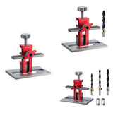 Maxbell Cabinet Door Mounting Jig Quick Aluminium Alloy for Wardrobe DIY Enthusiasts 1 pieces
