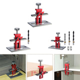 Maxbell Cabinet Door Mounting Jig Quick Aluminium Alloy for Wardrobe DIY Enthusiasts 1 pieces