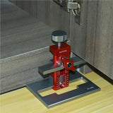 Maxbell Cabinet Door Mounting Jig Quick Aluminium Alloy for Wardrobe DIY Enthusiasts 1 pieces