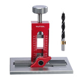 Maxbell Cabinet Door Mounting Jig Quick Aluminium Alloy for Wardrobe DIY Enthusiasts with 1 drill
