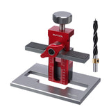 Maxbell Cabinet Door Mounting Jig Quick Aluminium Alloy for Wardrobe DIY Enthusiasts with 1 drill