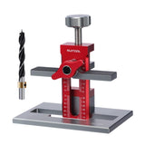 Maxbell Cabinet Door Mounting Jig Quick Aluminium Alloy for Wardrobe DIY Enthusiasts with 1 drill
