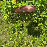 Maxbell Bird Bath Yard Ornament Weatherproof Bird Water Bowl for Yard Courtyard Lawn