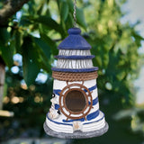 Maxbell Hanging Garden Bird House Resin Novelty Bird Nesting for Tree Patio Backyard