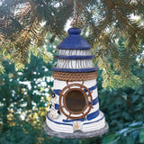 Maxbell Hanging Garden Bird House Resin Novelty Bird Nesting for Tree Patio Backyard