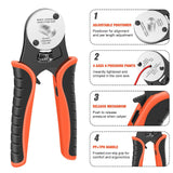 Maxbell Closed Barrel Crimper 4 Way Versatile for Motorcycle Scooter Crimping Pliers