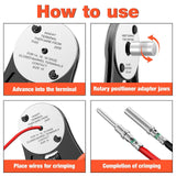 Maxbell Closed Barrel Crimper 4 Way Versatile for Motorcycle Scooter Crimping Pliers