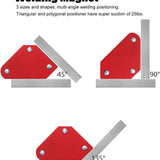 Maxbell 6x Magnetic Welding Holder Set Welding Accessories Strong Convenient Holding with Hole
