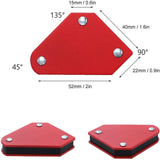 Maxbell 6x Magnetic Welding Holder Set Welding Accessories Strong Convenient Holding without hole