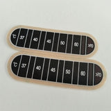 Maxbell 10x Coffee Cup Thermometer Stickers Temperature Strips for Bottle Kettle Cup