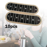 Maxbell 10x Coffee Cup Thermometer Stickers Temperature Strips for Bottle Kettle Cup