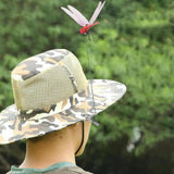 Maxbell 4Pcs Fake Dragonfly Clips Outdoor Garden Multicolor Indoor Dragonfly Clip on