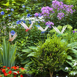 Maxbell 4Pcs Fake Dragonfly Clips Outdoor Garden Multicolor Indoor Dragonfly Clip on
