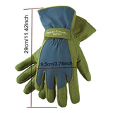 Maxbell Gardening Gloves Anti-slip Roses Pruning Gloves for Planting Digging Pruning Green Blue