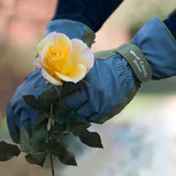 Maxbell Gardening Gloves Anti-slip Roses Pruning Gloves for Planting Digging Pruning Green Blue