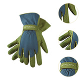 Maxbell Gardening Gloves Anti-slip Roses Pruning Gloves for Planting Digging Pruning Green Blue