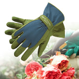 Maxbell Gardening Gloves Anti-slip Roses Pruning Gloves for Planting Digging Pruning Green Blue