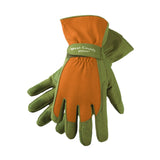 Maxbell Gardening Gloves Anti-slip Roses Pruning Gloves for Planting Digging Pruning Green Yellow