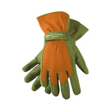 Maxbell Gardening Gloves Anti-slip Roses Pruning Gloves for Planting Digging Pruning Green Yellow