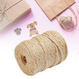 Maxbell 328ft Jute Twine String Twisted Cord Farmhouse for Crafts Art Home Hemp Rope