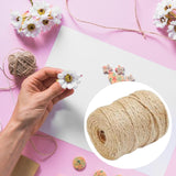 Maxbell 328ft Jute Twine String Twisted Cord Farmhouse for Crafts Art Home Hemp Rope