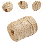 Maxbell 328ft Jute Twine String Twisted Cord Farmhouse for Crafts Art Home Hemp Rope