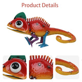 Maxbell Lizard Sculpture Garden Statue Gift Metal Yard Art for Balcony Patio Outdoor