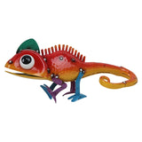 Maxbell Lizard Sculpture Garden Statue Gift Metal Yard Art for Balcony Patio Outdoor