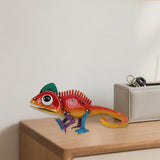 Maxbell Lizard Sculpture Garden Statue Gift Metal Yard Art for Balcony Patio Outdoor