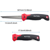 Maxbell Drywall Saw Triple Ground Teeth Cutter Folding for Plywood Wallboard Pruning