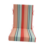 Maxbell Outdoor High Back Patio Chair Cushion Soft Chair Pad for Office Chair Garden Colorful