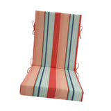 Maxbell Outdoor High Back Patio Chair Cushion Soft Chair Pad for Office Chair Garden Colorful
