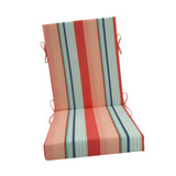 Maxbell Outdoor High Back Patio Chair Cushion Soft Chair Pad for Office Chair Garden Colorful