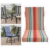 Maxbell Outdoor High Back Patio Chair Cushion Soft Chair Pad for Office Chair Garden Colorful