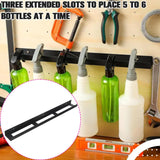 Maxbell Detailing Spray Bottle Holder Wall Mount Black for Workspace Garage Workshop