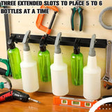 Maxbell Detailing Spray Bottle Holder Wall Mount Black for Workspace Garage Workshop