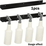Maxbell Detailing Spray Bottle Holder Wall Mount Black for Workspace Garage Workshop