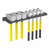 Maxbell Hammer Holder Wall Mount Metal Utility Tool Rack for Workshop Home Workbench